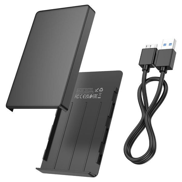 Зовнішня кишеня для накопичувача HOCO HB46 USB3.0 2.5-inch SATA hard drive enclosure Black 890412523 фото