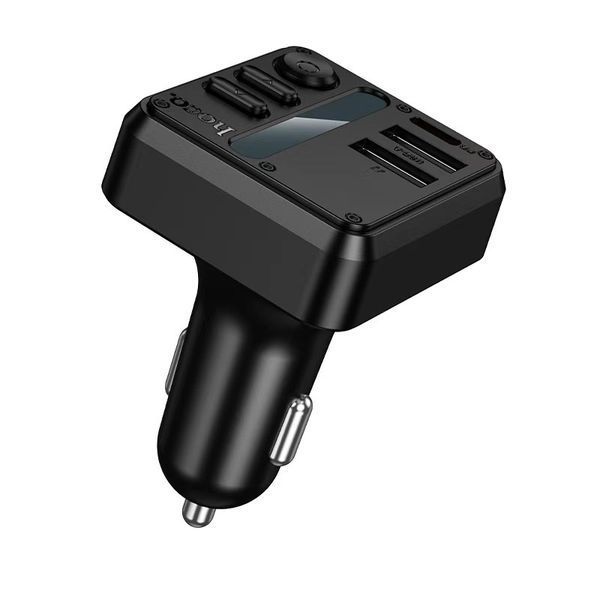 АЗУ с FM-модулятором HOCO E89 Libre 45W(1A1C) car BT FM transmitter Black 586018294 фото