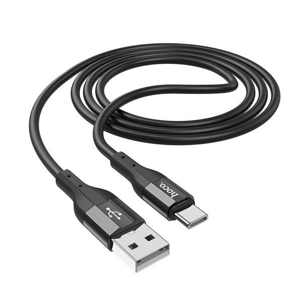 Кабель Hoco X72 Creator silicone charging data cable for Type-C Black 328157297 фото