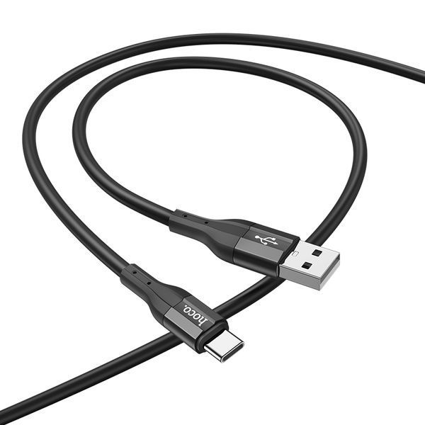 Кабель Hoco X72 Creator silicone charging data cable for Type-C Black 328157297 фото