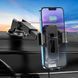 Автодержатель для телефона с БЗУ HOCO HW3 Wise automatic induction wireless fast charging car holder(center console) Black 348989276 фото 7