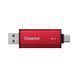 Портативний SSD Kingston Dual USB-A/C 2TB Dual Portable 1050MB/s USB 3.2 Gen 2 Red/Black 718457640 фото 4