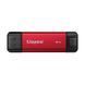 Портативний SSD Kingston Dual USB-A/C 2TB Dual Portable 1050MB/s USB 3.2 Gen 2 Red/Black 718457640 фото 1
