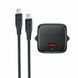 Мережевий зарядний пристрій з кабелем ACEFAST A117 PD20W mini GaN fast charger set(P16),black Black 390579363 фото 4