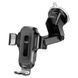 Автодержатель для телефона с БЗУ HOCO HW3 Wise automatic induction wireless fast charging car holder(center console) Black 348989276 фото 3