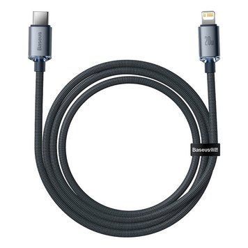 Кабель Baseus Crystal Shine Series Fast Charging Data Cable Type-C to iP 20W 2m Black 603631274 фото