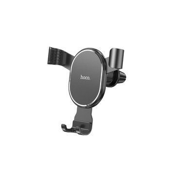 Автодержатель для телефона HOCO CA56 Plus Armor metal gravity car holder Black 326899003 фото