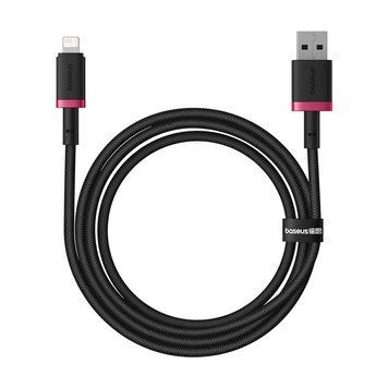Кабель Baseus Dura Series Fast Charging Cable USB to iP 2.4A 1m Red+Black 312962483 фото