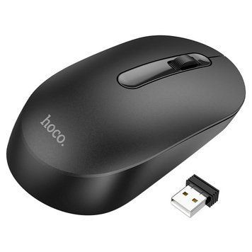 Маніпулятор миша HOCO GM14 Platinum 2.4G business wireless mouse Black 349054820 фото
