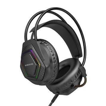Навушники ігрові BOROFONE BO105 Thunder gaming headphones Black 819492494 фото
