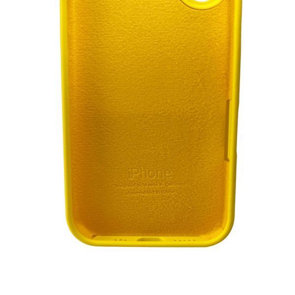 Чехол для смартфона Silicone Full Case AA Camera Protect for Apple iPhone 16 56,Sunny Yellow 610491398 фото