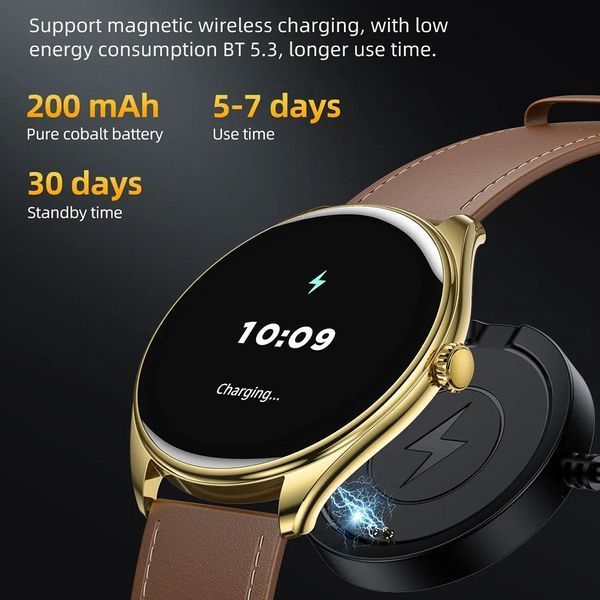 Смарт-годинник HOCO Y22 AMOLED 36mm. 200 mAh. IP67 Black 997562283 фото