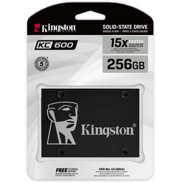 Накопичувач SSD Kingston KC600 256GB 2.5" SATAIII 113216121 фото