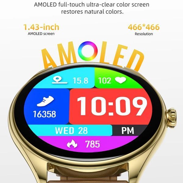 Смарт-годинник HOCO Y22 AMOLED 36mm. 200 mAh. IP67 Black 997562283 фото