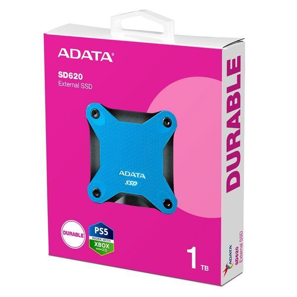 Портативний SSD ADATA SD620 1TB USB 3.2 520/460Mb/s Blue 746836668 фото