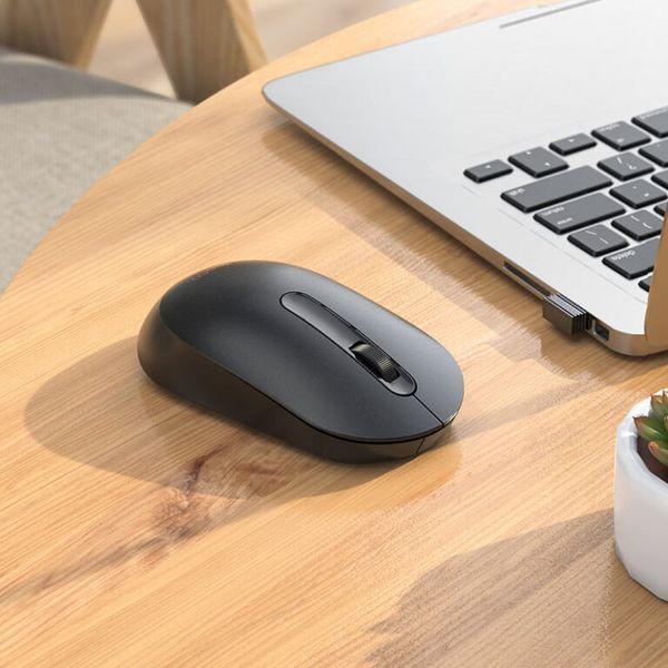 Манипулятор мышь HOCO GM14 Platinum 2.4G business wireless mouse Black 349054820 фото