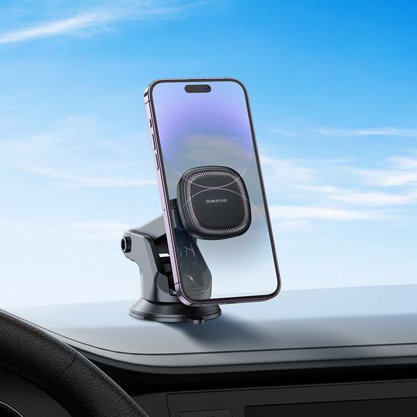 Автодержатель для телефона BOROFONE BH97 NT Ice magnetic car holder(center console) 729210383 фото