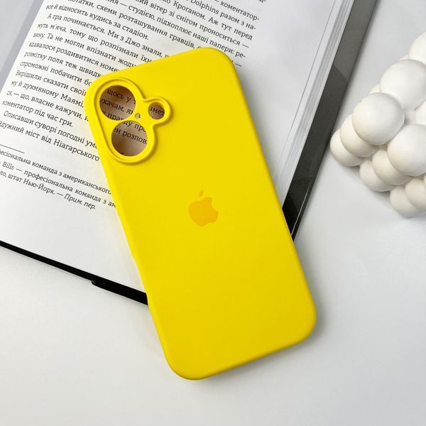 Чехол для смартфона Silicone Full Case AA Camera Protect for Apple iPhone 16 56,Sunny Yellow 610491398 фото