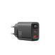 Мережевий зарядний пристрій WIWU 20W Firefly GaN Fast Charger 1A+1C with digital display Wi-G009 EU Black 940096028 фото 3