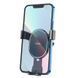 Автодержатель для телефона HOCO CA56 Plus Armor metal gravity car holder Black 326899003 фото 5