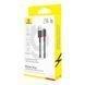 Кабель Baseus Dura Series Fast Charging Cable USB to iP 2.4A 1m Red+Black 312962483 фото 2