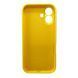 Чехол для смартфона Silicone Full Case AA Camera Protect for Apple iPhone 16 56,Sunny Yellow 610491398 фото 3