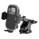 Автодержатель для телефона HOCO H15 Fair push-type car holder(center console) Black 475887186 фото 3