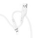 Кабель HOCO X97 Crystal color silicone charging data cable Micro white 772581927 фото 3