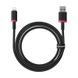 Кабель Baseus Dura Series Fast Charging Cable USB to iP 2.4A 1m Red+Black 312962483 фото 1