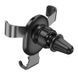 Автодержатель для телефона HOCO CA56 Plus Armor metal gravity car holder Black 326899003 фото 4