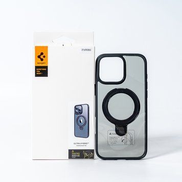 Чехол для смартфона Spigen AAA Magnetic Ring for Apple iPhone 16 All Black 140846124 фото