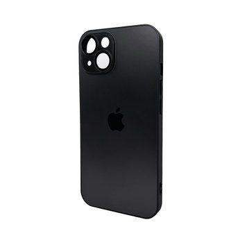 Чехол для смартфона AG Glass Matt Frame Color Logo for Apple iPhone 15 Graphite Black 892964449 фото