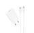 Сетевое зарядное устройство с кабелем HOCO N72 Speed single-port PD20W ultra-thin charger set(C to C)(EU) 325987032 фото