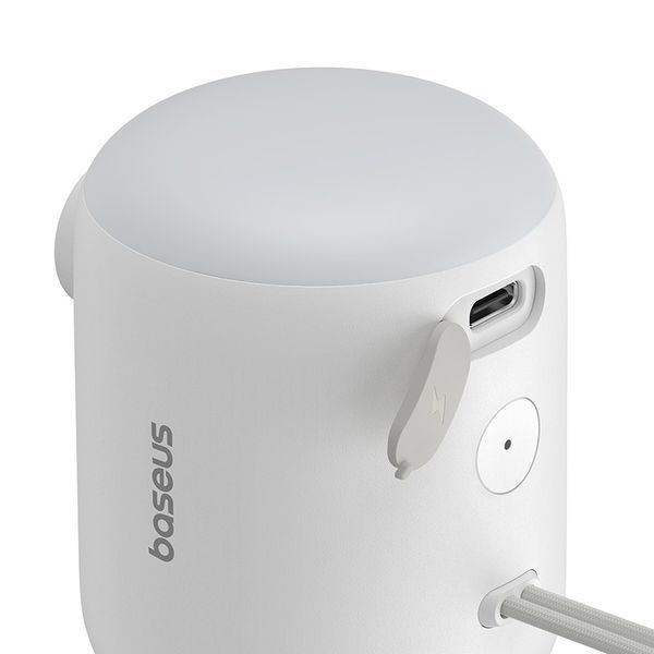 Портативний насос для матраців Baseus PocketGo Portable Air Pump Stellar White 319406833 фото