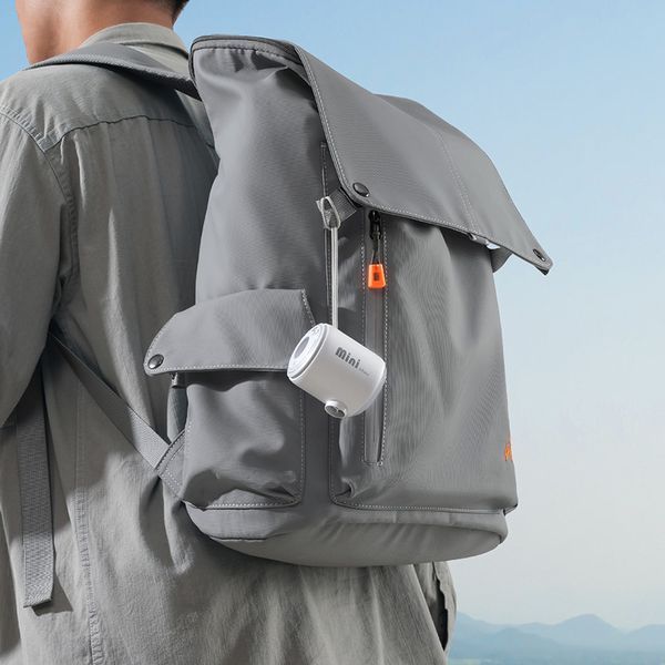 Портативний насос для матраців Baseus PocketGo Portable Air Pump Stellar White 319406833 фото