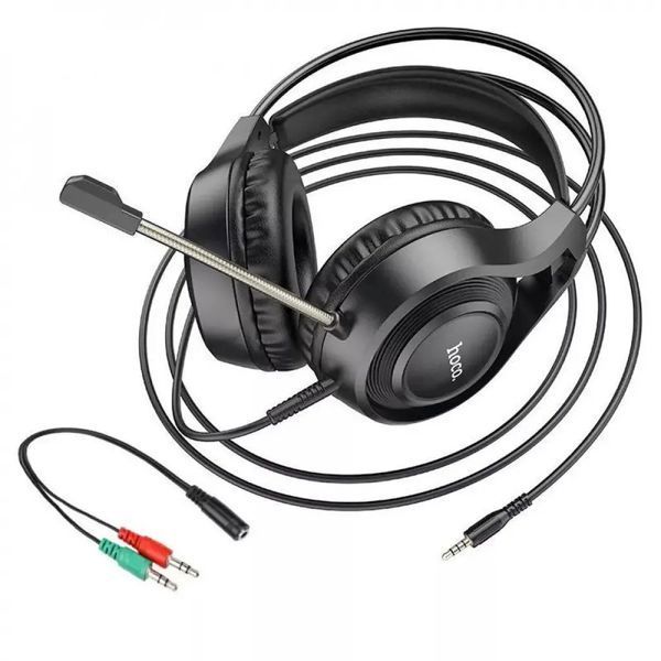 Игровые наушники HOCO W106 Tiger gaming headset Black 341199485 фото