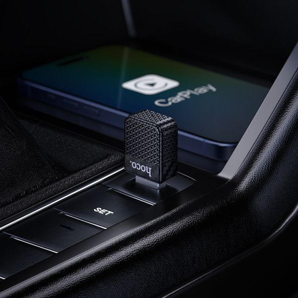 Адаптер CarPlay HOCO HU3 Tony car wireless CarPlay adapter Black 756571990 фото