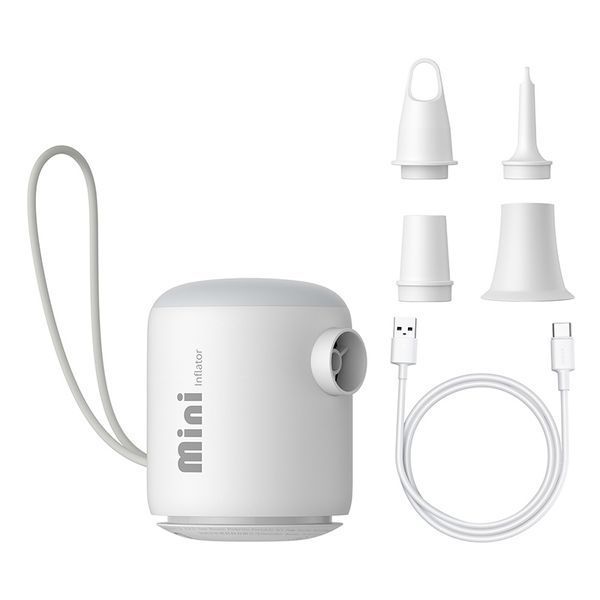 Портативний насос для матраців Baseus PocketGo Portable Air Pump Stellar White 319406833 фото