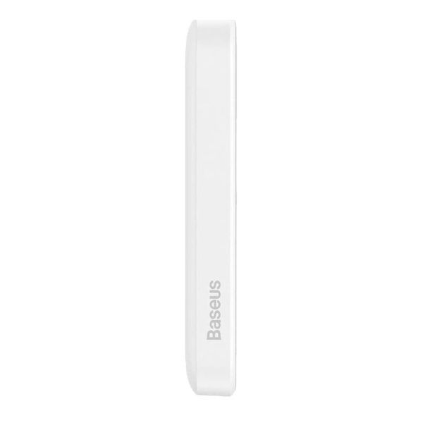 Зовнішній акумулятор Baseus Magnetic Mini Air Wireless Fast Charge Power Bank 6000mAh 20W Stellar White（With Simple Series Charging Cable Type-C to 420633887 фото