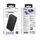 Зовнішній акумулятор BOROFONE BJ56A Graceful 22.5W+PD20W fully compatible power bank (20000mAh) Black 654618015 фото 2