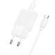 Сетевое зарядное устройство с кабелем HOCO N72 Speed single-port PD20W ultra-thin charger set(C to C)(EU) 325987032 фото 4