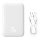 Зовнішній акумулятор Baseus Magnetic Mini Air Wireless Fast Charge Power Bank 6000mAh 20W Stellar White（With Simple Series Charging Cable Type-C to 420633887 фото 10