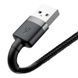 Кабель Baseus Cafule Cable USB For Lightning 2.4A 0.5m Gray+Black 662054638 фото 6