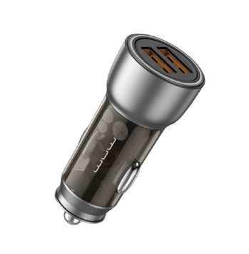 Автомобільний зарядний пристрій WUW-C201 2USB 3.1A black 707209332 фото