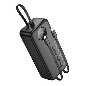 Внешний аккумулятор HOCO J132B Sabio 22.5W+PD20W fully compatible power bank with 3 cables(30000mAh) Black 906191750 фото
