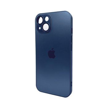 Чехол для смартфона AG Glass Matt Frame Color Logo for Apple iPhone 15 Navy Blue 115146562 фото