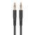 Аудіокабель HOCO UPA24 3.5mm male to 3.5mm male, nylon braid, 1m, Black 105355987 фото