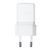 Сетевое зарядное устройство с кабелем Baseus Palm Fast Charger 1C 20W EU Moon White set USB-C to iP 20W 1m 115767885 фото