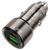 Автомобільний зарядний пристрій HOCO Z52 Spacious PD38W (1C1A) car charger Transparent Black 147044732 фото