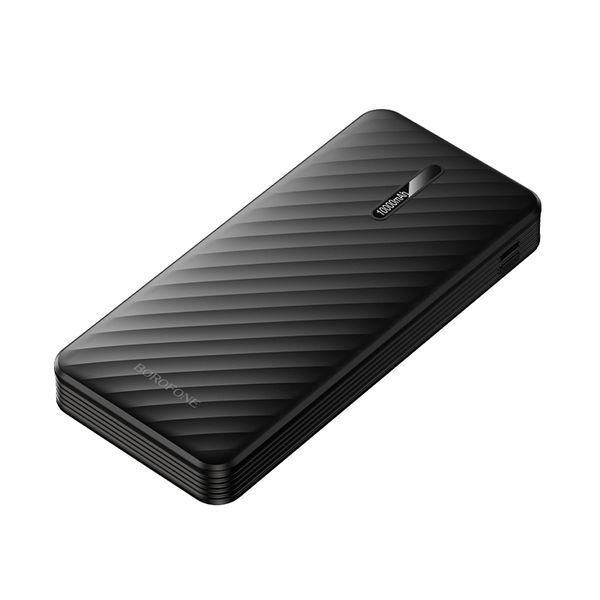 Зовнішній акумулятор BOROFONE BJ84 Smooth power bank with four cables(10000mAh) Black 384602844 фото